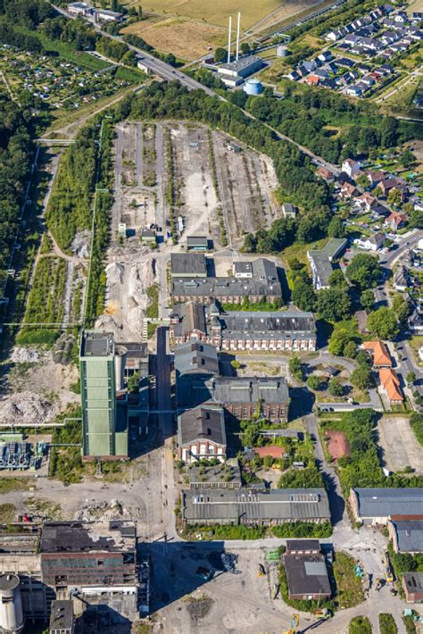 Luftaufnahme Gelsenkirchen Abri Arbeiten Auf Dem Gel Nde Der