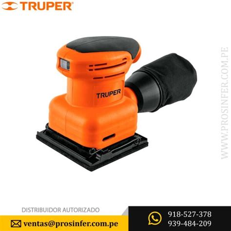 Lijadora Orbital Truper W Distribuidor Truper