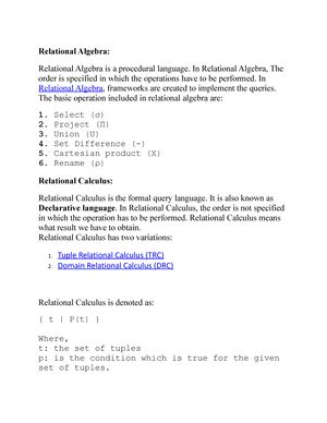 DBMS UNIT 2 1 Database Management System Unit Wise Notes Codd S