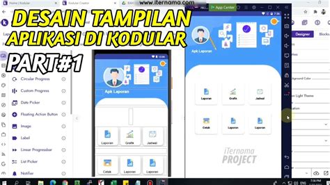 Membuat Desain Tampilan Aplikasi Android Di Kodular Tanpa Coding Youtube