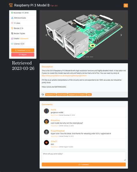 Raspberry Pi 3 Model B by Books | Download free STL model | Printables.com