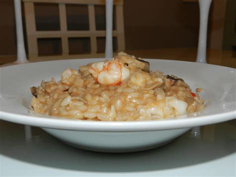 Recetas Cuatro Fogones Risotto De Champi Ones Y Gambas O Gambones Con