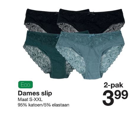 Dames Slip Aanbieding Bij Zeeman