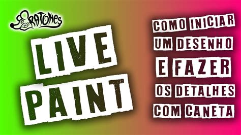 Live Paint Draws And Speaks Desenha E Fala Youtube