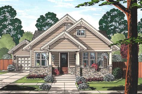 Stunning Cottage House Plan With Garage You Won T Be Disappointed