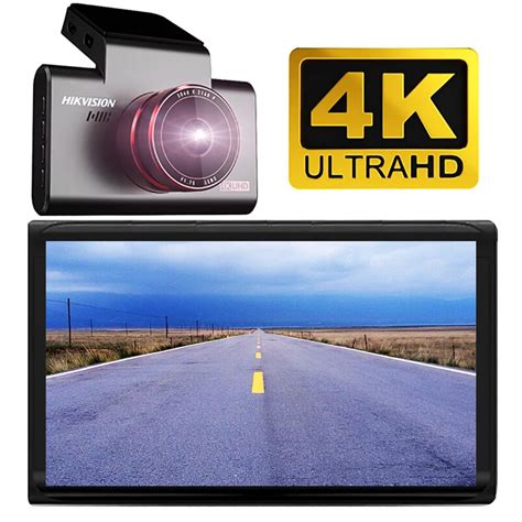 HIKVISION Cámara de salpicadero 4K UHD para coche grabadora de vídeo