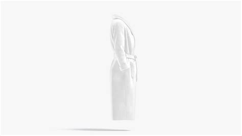 ArtStation - White Hotel Bathrobe - fabric spa bath robe | Resources