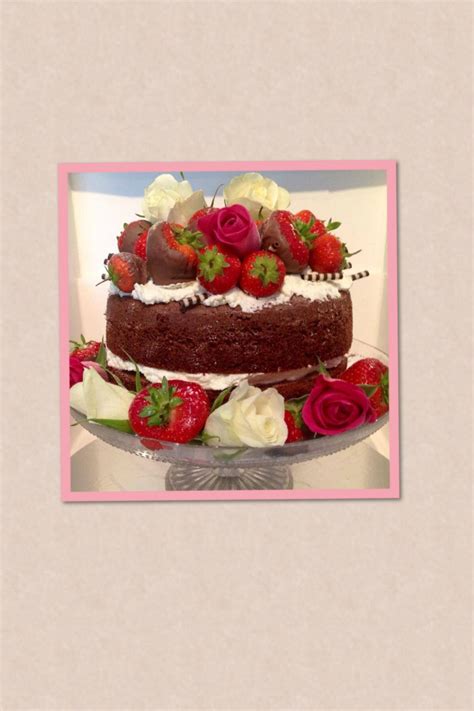 Chocolate Naked Birthday Cake The Great British Bake Off