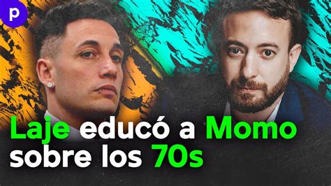 Imperdible Agustín LAJE EDUCÓ a MOMO Benavides sobre la década del 70