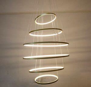 Lustre Redondo Argolas Led Compra Off Frete Gr Tis