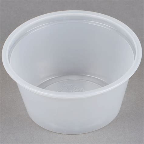 Choice Oz Plastic Souffle Cup Portion Cup Case