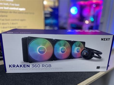 NZXT Kraken 360 RGB (Black), Computers & Tech, Parts & Accessories ...