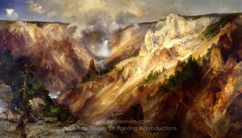 Thomas Moran Grand Canyon Of The Yellowstone Painting Reproductions