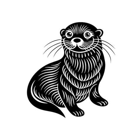 Premium Vector Otter Graphic Vector Eps