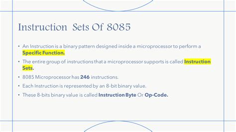 SOLUTION Instruction Sets Of 8085 Microprocessor Data Transfer