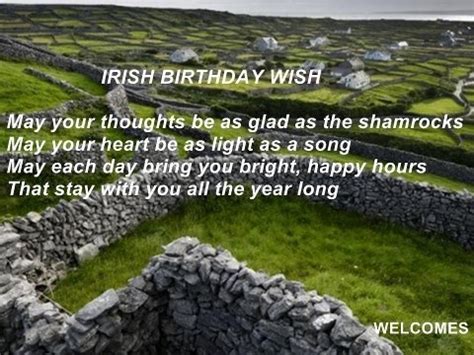 Irish Birthday | Irish birthday, Irish birthday wishes, Birthday wishes poems