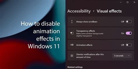 How to disable animation effects in Windows 11 | iThinkDifferent