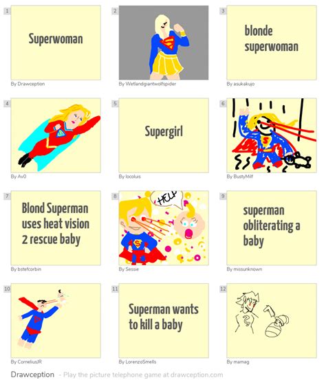 Superwoman Drawception