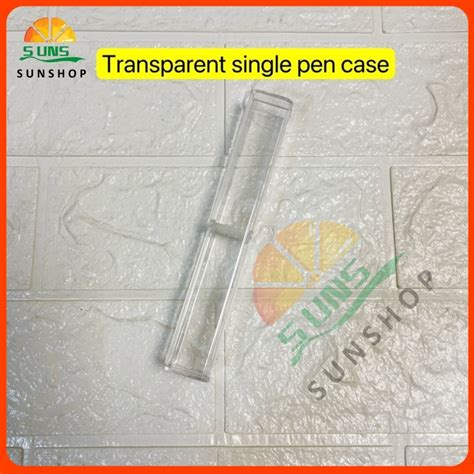 Transparent Pen Case Ballpen Case Box For Corporate Give Aways Pen Case