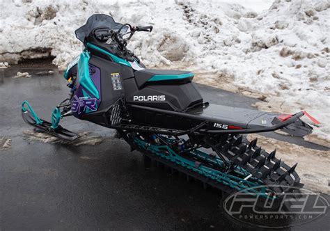 New 2024 Polaris Patriot 9R RMK Khaos Slash 155 Premium Matte Plum