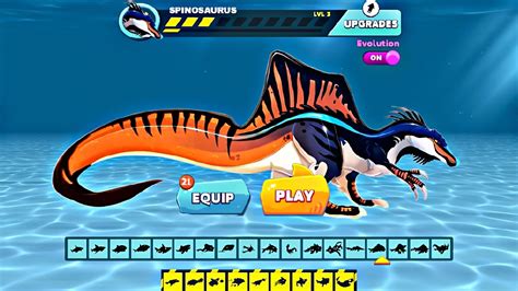 Hungry Shark Evolution New Shark New Spinosaurus Shark By Fan Made