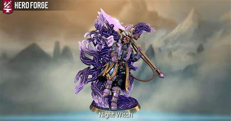 Night Witch Made With Hero Forge