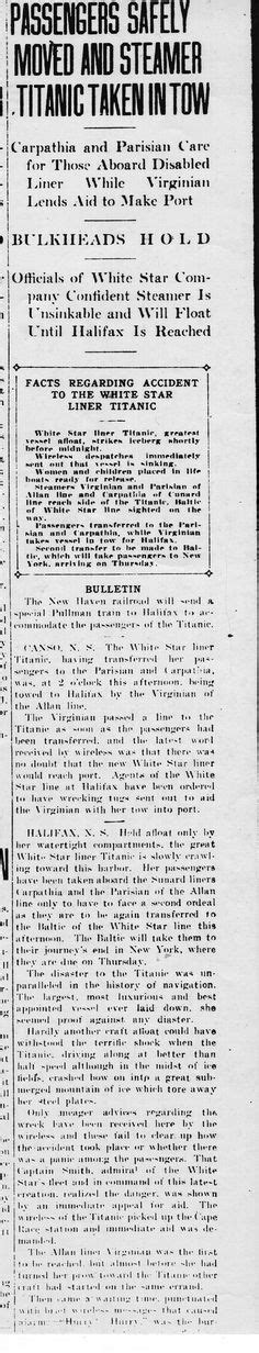 Titanic 2 - April 15, 1912 | titanic, rms titanic, titanic history