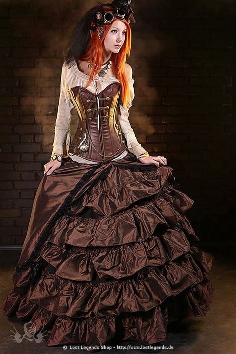 Victorian Skirt Steampunk Rock Röcke