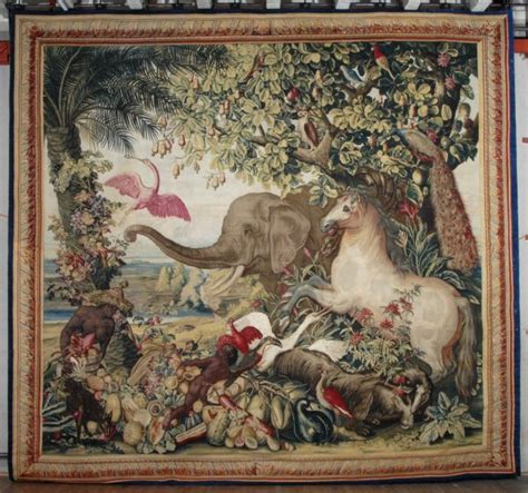 Tapisserie De Lice Tenture Des Indes L L Phant Collection Du