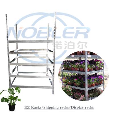 Boltless Rivet Storage Industrial Metal Shelving EZ Racks Folding