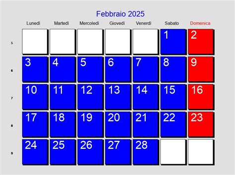 Calendario Febbraio 2025 Con Festività E Fasi Lunari