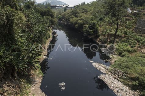 SUNGAI CITARUM TERCEMAR ANTARA Foto