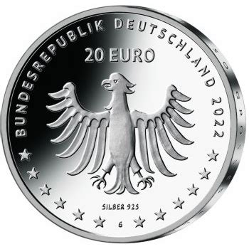 Deutschland 20 Euro 2022 bfr Annette von Droste Hülshoff eurofischer