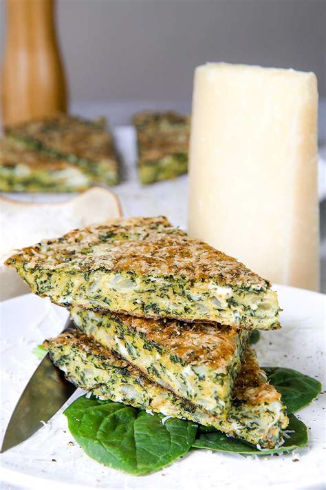 Frittata Recipe With Spinach Goat Cheese And Pecorino Crust