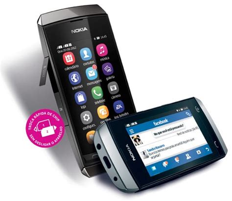 Celular Desbloqueado Nokia Asha Grafite C Mera Mp Dual Chip