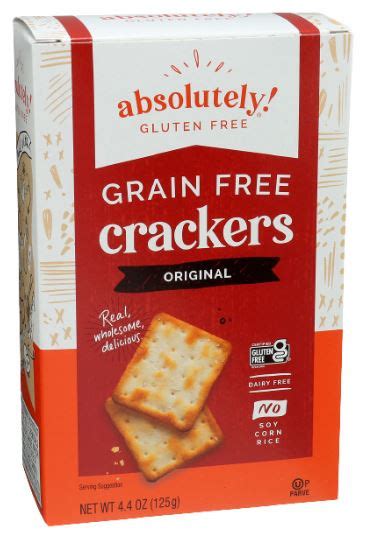 Absolutely Gluten Free Original Grain Free Crackers, 4.4 oz. | The ...