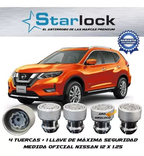 Tuercas De Seguridad Starlock Nissan X Trail X