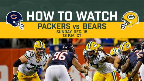 How To Stream Watch Packers Bears Game On Tv