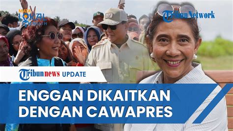 Bantah Bahas Soal Cawapres Susi Pudjiastuti Pak Prabowo Juga Enggak