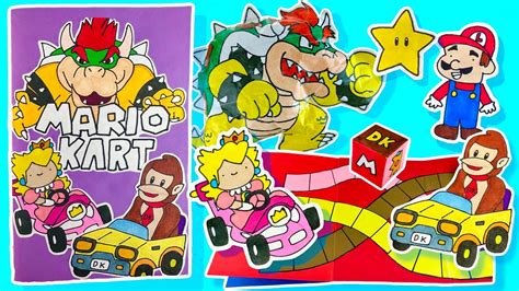 Haz Un Libro Para Jugar De Mario Kart Youtube