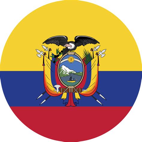 Circle Flag Of Ecuador 11571449 PNG