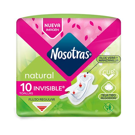 Toallas Nosotras Invisible Antibacterial