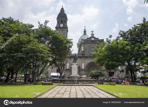 Manila Philippines Oct 2023 Plaza Roma Intramuros Manila Attractive