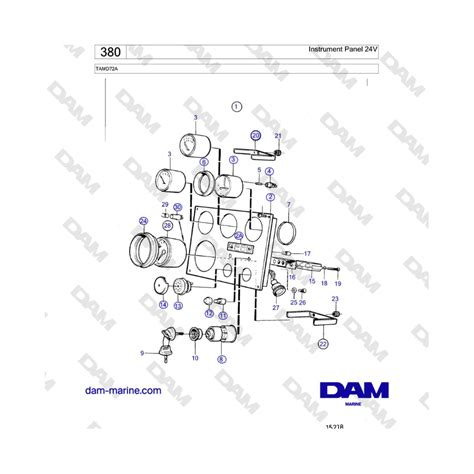 Volvo Penta Tamd A Panel De Instrumentos V