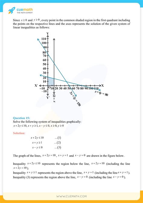 Ncert Solutions For Class Maths Chapter Linear Inequalities Free