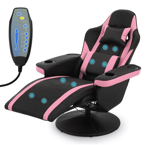 Free Shipping Monibloom Massage Video Gaming Recliner Chair Ergonomic