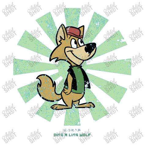 Ding A Ling Wolf Retro Japanese Jumbo Paper Bag - 18 X 7 X 18 3/4 By Clubhouses19 - Artistshot