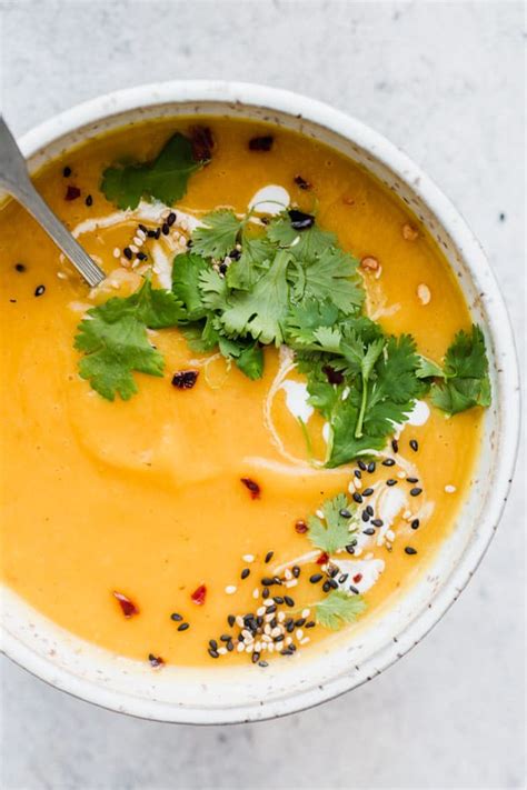 Spicy Thai Butternut Squash Soup Choosing Chia