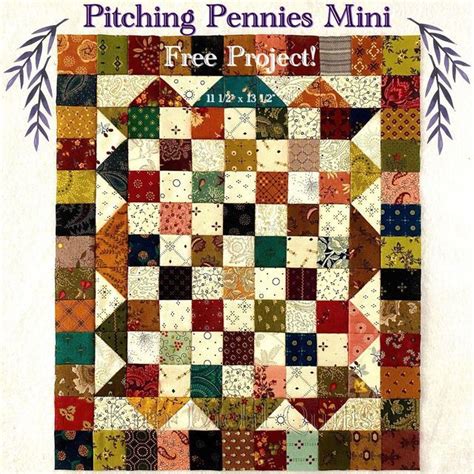 Kim Diehl On Instagram This Pitching Pennies Mini Was So Much Fun To Stitch That I Thought I’d