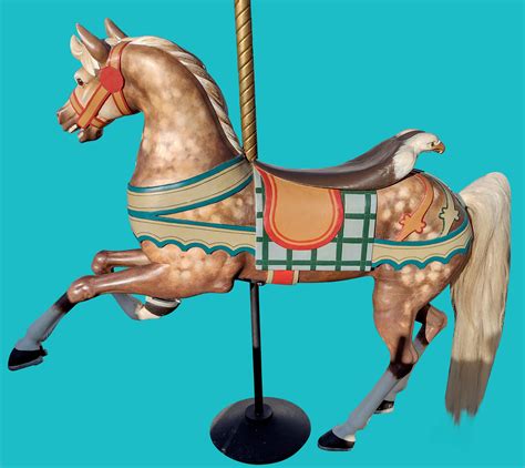 Prancer Carousel Horse From Whalom Park Antique Carousel Horses